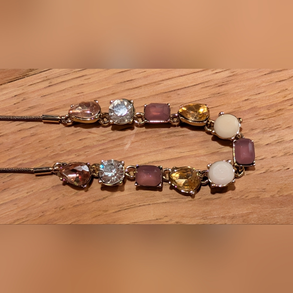 Elegant Multi-Color Gemstone Necklace